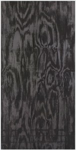 Adam McEwen, Untitled, 2012. Graphite mounted on aluminum panel, 96 × 48 inches (243.8 × 121.9 cm)