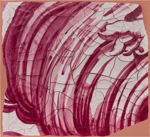 Adriana Varejão Vento (Wind), 2026. Oil and plaster on canvas, 59 ⅛ × 65 inches (150 × 165 cm) © Adriana Varejão. Photo: Vicente de Mello