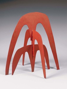 Alexander Calder, Untitled (maquette), 1972. Sheet metal and paint, 34 ¼ × 29 15/16 × 26 inches (87 × 76 × 66 cm) © 2013 Calder Foundation, New York/Artists Right Society (ARS), New York