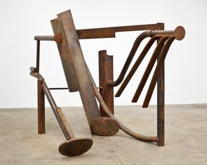 Anthony Caro, Torrents, 2012. Steel, rusted, 96 ⅛ × 126 × 70 ⅛ inches (244 × 320 × 178 cm) © Barford Sculptures Ltd.