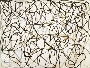 Brice Marden, Cold Mountain 6 (Bridge), 1989–91. Oil on linen, 108 × 144 inches (274.3 × 365.8 cm), San Francisco Museum of Modern Art © 2018 Brice Marden/Artists Rights Society (ARS), New York