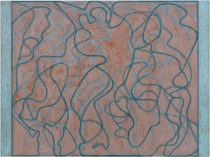 Brice Marden, Polke Letter, 2010–11. Oil on linen, 72 × 96 inches (182.9 × 243.8 cm) © 2018 Brice Marden/Artists Rights Society (ARS), New York