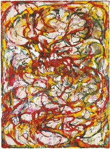 Brice Marden, Dragons, 2000–04. Ink on paper, 40 ½ × 29 ¾ inches (102.9 × 75.6 cm) © 2018 Brice Marden/Artists Rights Society (ARS), New York
