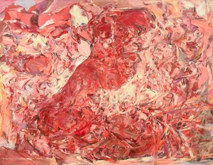 Cecily Brown, The Tender Trap II, 1998. Oil on linen, 76 × 98 ¼ inches (193 × 249.5 cm) © Cecily Brown