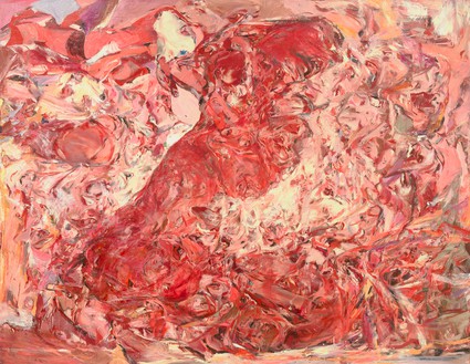 Cecily Brown, The Tender Trap II, 1998 Oil on linen, 76 × 98 ¼ inches (193 × 249.5 cm)© Cecily Brown