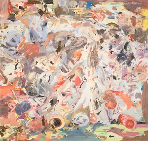 Cecily Brown, Memento Mori 2, 2006–08. Oil on linen, 85 × 89 inches (215.9 × 226.1 cm) © Cecily Brown
