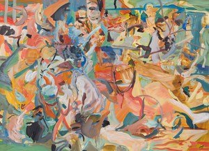 Cecily Brown, The Wallflower, 2014. Oil on linen, 31 × 43 inches (78.7 × 109.2 cm) © Cecily Brown