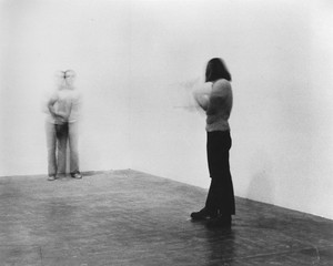 Chris Burden, Shoot, 1971. Performance at F Space, Santa Ana, California, November 19, 1971 © 2018 Chris Burden/Licensed by the Chris Burden Estate and Artists Rights Society (ARS), New York