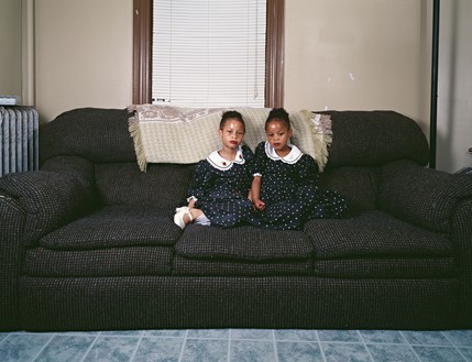 Deana Lawson, Girls with Oiled Faces, 2004 Inkjet print, 24 × 31 inches (61 × 78.7 cm), edition of 6 + 2 AP© Deana Lawson