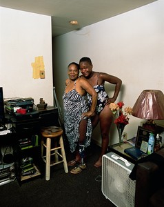Deana Lawson, Barbara and Mother, 2017. Pigment print, 69 × 55 inches (175.3 × 139.7 cm), edition of 4 + 2 AP © Deana Lawson