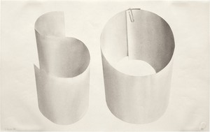 Ed Ruscha, So, 1967. Gunpowder on paper, 14 ½ × 23 inches (36.8 × 58.4 cm) © Ed Ruscha