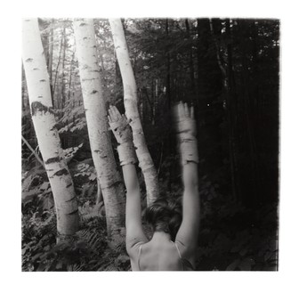 Francesca Woodman, Untitled, MacDowell Colony, Peterborough, New Hampshire, 1980 Vintage gelatin silver print, image: 3 ⅞ × 4 inches (9.8 × 10.2 cm), sheet: 10 × 8 inches (25.4 × 20.3 cm)© Woodman Family Foundation/Artists Rights Society (ARS), New York