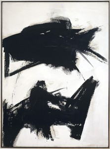 Franz Kline, Black Sienna, 1960. Oil on canvas, 92 ¼ × 68 inches (234.3 × 172.7 cm)