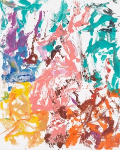 Georg Baselitz, War das schon einmal da?, 2019. Oil on canvas, 98 ½ × 78 ¾ inches (250 × 200 cm) © Georg Baselitz. Photo: Jochen Littkemann