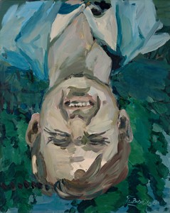Georg Baselitz, Ralf W. - Penck - Kopfbild (Ralf W. - Penck - Head Painting), 1969. Oil on canvas, 63 ¾ × 51 ¼ inches (162 × 130 cm) © Georg Baselitz
