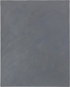 Gerhard Richter, Grau (Grey), 1970. Oil on canvas, 39 ⅜ × 31 ½ inches (100 × 80 cm) © Gerhard Richter