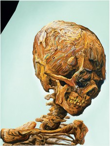 Glenn Brown, Suffer Well, 2007. Oil on panel, 61 ⅞ × 47 ¼ inches (157 × 120 cm) © Glenn Brown