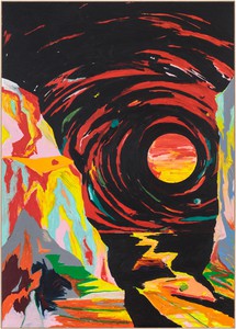 Harold Ancart, Untitled, 2016. Oil stick and pencil on canvas, in artist’s frame, 113 × 81 × 2 ¼ inches (287 × 205.7 × 5.7 cm), Musée d’Art Moderne de Paris © Harold Ancart. Photo: JSP Art Photography