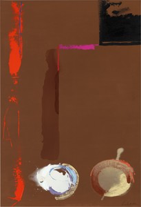 Helen Frankenthaler, Syzygy, 1987. Acrylic on canvas, 88 ¼ × 59 ½ inches (224.2 × 151.1 cm) © 2018 Helen Frankenthaler Foundation, Inc./Artists Rights Society (ARS), New York
