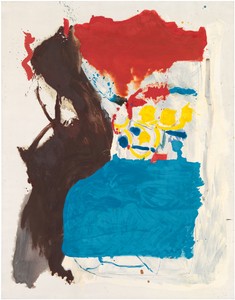 Helen Frankenthaler, Untitled, 1959–60. Oil and charcoal on sized, primed linen, 89 ¾ × 69 ¾ inches (228 × 177.2 cm) © 2018 Helen Frankenthaler Foundation, Inc./Artists Rights Society (ARS), New York