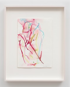 Helen Marden Slip, 2024. Watercolor on paper, 11 ½ × 8 inches (29.2 × 20.3 cm) © 2026 Helen Marden/Artists Rights Society (ARS), New York. Photo: Owen Conway