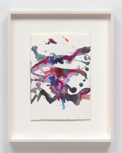 Helen Marden Early Evening II, 2024. Watercolor on paper, 11 ½ × 8 ⅛ inches (29.2 × 20.6 cm) © 2026 Helen Marden/Artists Rights Society (ARS), New York. Photo: Owen Conway