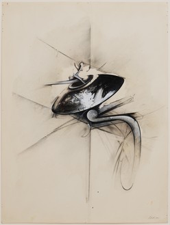 Jay DeFeo, Untitled (Jewelry series), 1977 Acrylic, charcoal, graphite, and ink on paper, 20 × 15 inches (50.8 × 38.1 cm)© 2020 The Jay DeFeo Foundation/Artists Rights Society (ARS), New York. Photo: Robert Divers Herrick