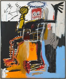 Jean-Michel Basquiat, Untitled, 1981. Acrylic, oil stick, and pencil on canvas, 72 × 60 inches (182.9 × 152.4 cm) © The Estate of Jean-Michel Basquiat. Licensed by Artestar, New York