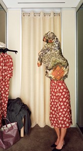 Jeff Wall, Changing room, 2014. Inkjet print, 78 ⅝ × 43 inches (199.5 × 109 cm) © Jeff Wall