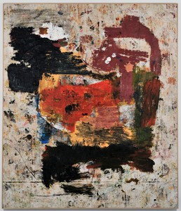 Joe Bradley, Mash Potato, 2011. Mixed media on canvas, 90 × 77 inches, (228.6 × 195.6 cm) © Joe Bradley
