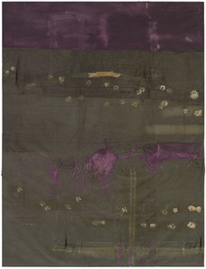 Julian Schnabel, Untitled, 1989. Oil on tarp, 127 × 96 inches (322.6 × 243.8 cm)