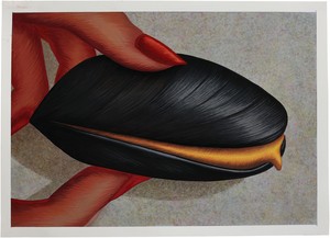 Julie Curtiss Rude Clam, 2022. Gouache on paper, 10 ¼ × 14 ⅛ inches (26 × 35.9 cm) © Julie Curtiss. Photo: Kitmin Lee