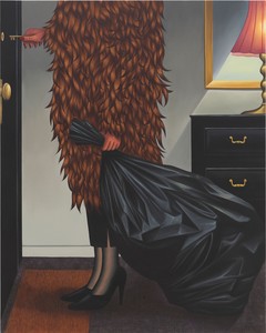 Julie Curtiss Spring Cleaning, 2025. Acrylic and oil on canvas, 60 × 48 inches (152.4 × 121.9 cm) © Julie Curtiss. Photo: Frankie Tyska