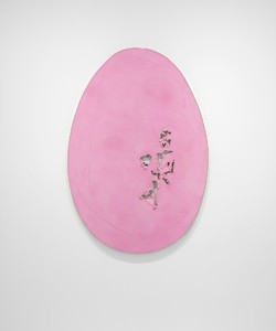 Lucio Fontana, Concetto spaziale, La fine di Dio, 1963. Oil on canvas, 70 ⅛ × 48 ½ inches (178 × 123 cm) © Fondazione Lucio Fontana