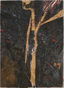 Mark Grotjahn, Untitled (Carve Room 702 Memories of the Nile 737), 2007. Oil on cardboard on linen mounted on panel, 45 ½ × 33 inches (115.5 × 83.8 cm) © Mark Grotjahn