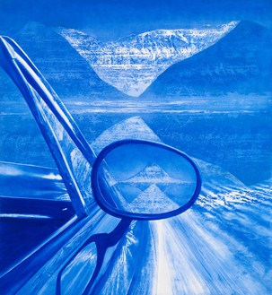 Mark Tansey, Revelever, 2012 Oil on canvas, 78 × 72 inches (198.1 × 182.9 cm)© Mark Tansey
