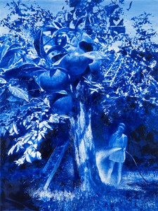 Mark Tansey, Garden, 2006. Oil on canvas, 48 × 36 inches (121.9 × 91.4 cm) © Mark Tansey. Photo: Rob McKeever