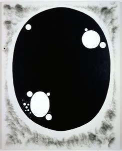 Mike Kelley, Limpid Pool, 1987. Acrylic on canvas mounted on wood, 60 × 48 inches (152.4 × 121.9 cm)