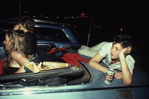 Nan Goldin, French Chris at the Drive-in, N.J., 1979. Archival pigment print, 30 × 45 inches (76 × 114 cm), edition of 25 © Nan Goldin