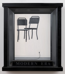 Neil Jenney, The Modern Era, 1971–72. Oil on wood, in artist’s frame, 35 ¾ × 30 ⅞ × 5 ¾ inches (90.8 × 78.4 × 14.6 cm) © Neil Jenney
