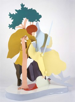 Rachel Feinstein, Good Times, 2005 Enamel paint on wood, 107 × 84 × 57 inches (271.8 × 213.4 × 144.8 cm)© Rachel Feinstein