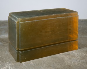 Rachel Whiteread, Untitled (Table), 1993. Resin, 27 ⅝ × 48 ¼ × 22 ¼ inches (70.2 × 122.3 × 56.5 cm) © Rachel Whiteread