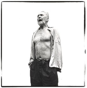 Richard Avedon, Ezra Pound, poet, at the home of William Carlos Williams, Rutherford, New Jersey, June 30, 1958, 1958. © The Richard Avedon Foundation