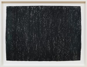 Richard Serra, Ramble 3-6, 2015. Litho crayon on paper, 22 × 30 inches (55.9 × 76.2 cm) © 2018 Richard Serra/Artists Rights Society (ARS), New York. Photo: Rob McKeever