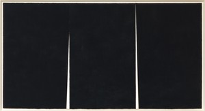 Richard Serra, Double Rift #5, 2012. Paintstick on handmade paper, 114 × 211 ½ inches (289.6 × 537.2 cm) © 2018 Richard Serra/Artists Rights Society (ARS), New York. Photo: Rob McKeever