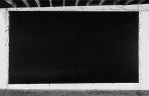 Richard Serra, Abstract Slavery, 1974. Paintstick on Belgian linen, 9 feet 6 inches × 17 feet 8 inches (2.89 × 5.38 m), Kröller-Müller Museum, Otterlo, Netherlands © 2018 Richard Serra/Artists Rights Society (ARS), New York