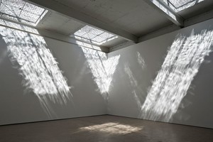 RICHARD WRIGHT No title, 2014. Handmade leaded glass Installation at The Modern Institute, Glasgow, UK