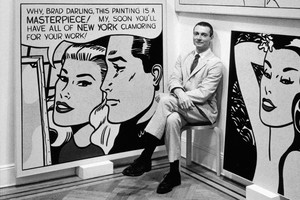 A portrait of Roy Lichtenstein