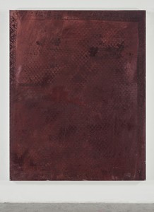 Rudolf Stingel, Untitled, 2012. Oil and enamel on canvas, 95 × 76 inches (241.3 × 193 cm) © Rudolf Stingel