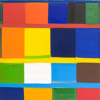 Stanley Whitney, Nightwatch, 2012 Oil on linen, 72 × 72 inches (183 × 183 cm)© Stanley Whitney